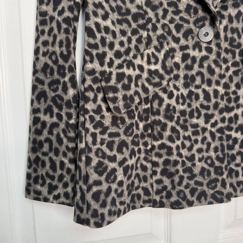 Cabi Women's size 4 Cheetah Print Formal Jacket/Skirt w/Pockets Corpcore Mobwife - Picture 3 of 16